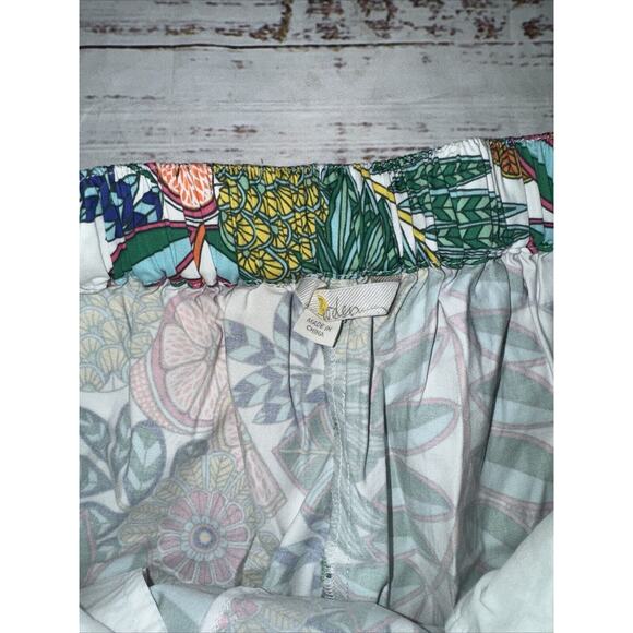 Boden Women’s Dandy Pull On Short 6” Tropical Print Fruit Size 6 Flat Front - Picture 2 of 4